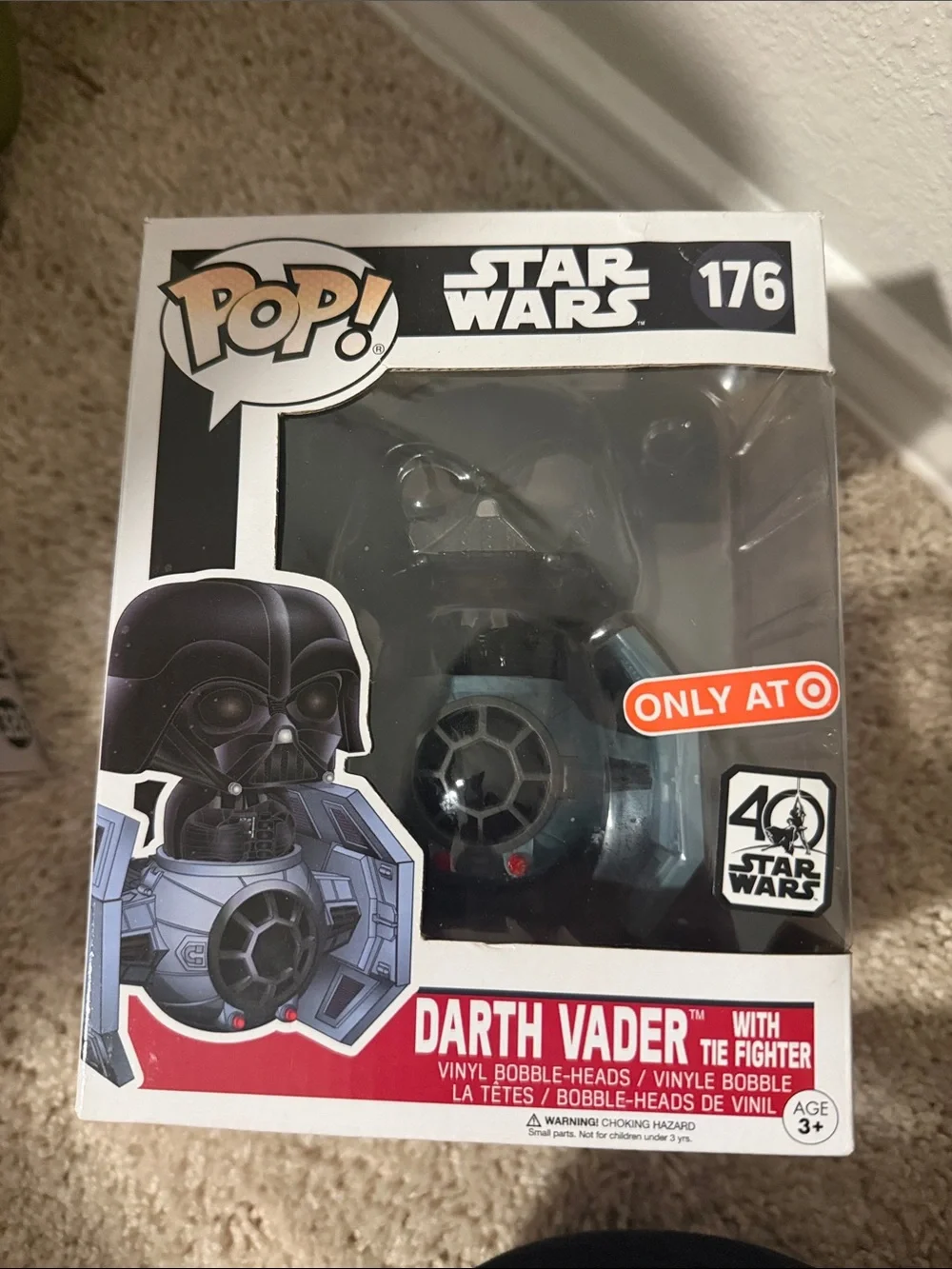 Funko Darth Vader with TIE Fighter - Black, Gray, Blue